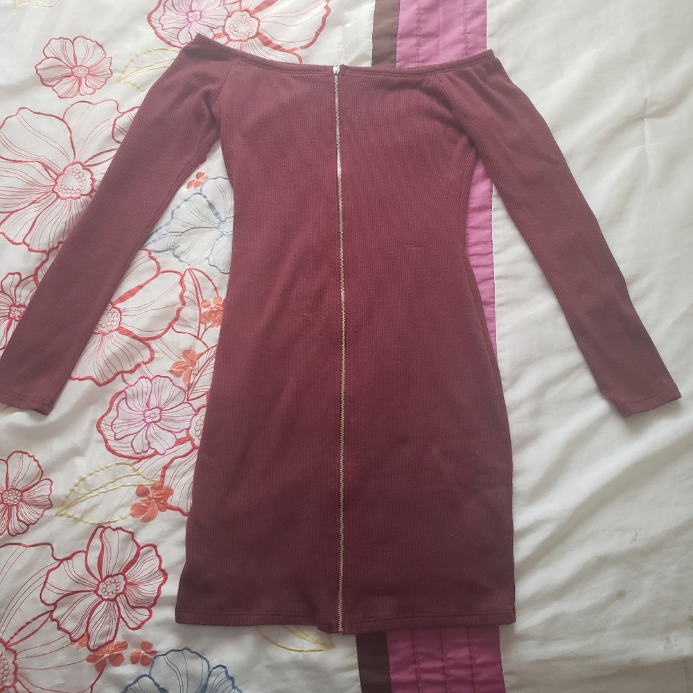 Burgundy Dress
